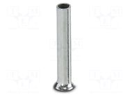 Tip: bootlace ferrule; non-insulated; copper; 0.5mm2; tinned; 8mm PHOENIX CONTACT