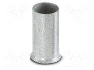 Tip: bootlace ferrule; non-insulated; copper; 25mm2; tinned; 15mm PHOENIX CONTACT