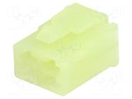 connector FF 250 PLUG HSG 4P NYLON NAT TE Connectivity