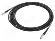 Cable; 5m; Micro BNC male,both sides; black; straight; 0÷40°C; 75Ω 3M