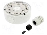 Junction box; Ø129.1x45mm; white; aluminium alloy; -40÷60°C DAHUA