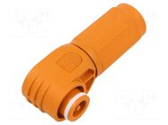 Connector: DC supply; plug; ES-350A; 1.5kV; PIN: 1; IP67; for cable DEGSON ELECTRONICS