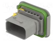 Connector: automotive; socket; male; MCP 1.5K; 60V; PIN: 12; IP67 TE Connectivity