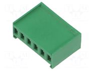 Connector: wire-board; plug; female; AMPMODU MOD I; PIN: 6; 3.96mm TE Connectivity