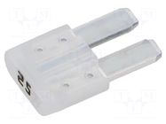Fuse: fuse; 25A; 32VDC; automotive; 9.1mm; MINI; 9.1x3.8x15.3mm ELED