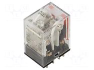 Relay: electromagnetic; DPDT; Ucoil: 24VAC; Icontacts max: 10A OMRON