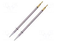 Tip; chisel; 0.8x9mm; 468°C; for hot tweezers; 2pcs; SmartHeat® METCAL