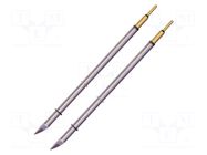 Tip; knife; 0.3x5.4mm; 468°C; for hot tweezers; 2pcs; SmartHeat® METCAL
