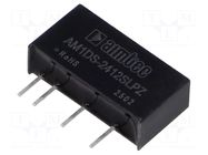 Converter: DC/DC; 1W; Uin: 21.6÷26.4VDC; Uout: 12VDC; Iin: 51mA; SIP7 AIMTEC