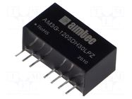 Converter: DC/DC; 3W; Uin: 9÷18VDC; Uout: 5VDC; Uout2: -5VDC; SIP8 AIMTEC
