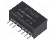 Converter: DC/DC; 6W; Uin: 36÷75VDC; Uout: 5VDC; Iin: 146mA; SIP8; THT AIMTEC