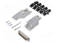 Connector: D-Sub; PIN: 25; plug; male; angled 90°; soldering; white ENCITECH