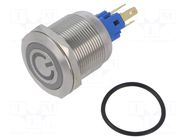 Switch: vandal resistant; Pos: 2; SPST NC + NO; 2A/48VDC; IP65 E-SWITCH
