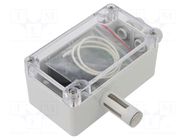 Sensor: hygrostat; Usup: 230VAC; 115x65x55mm; OUT: NO/NC; -30÷80°C HOTCOLD