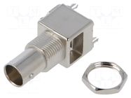 Connector: BNC; socket; female; straight; 75Ω; THT AMPHENOL RF