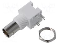 Connector: BNC; socket; female; angled 90°; 75Ω; THT; on PCBs AMPHENOL RF