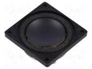 Loudspeaker; miniature; 5W; 8Ω; 40.1x40.1x14.5mm; 20kHz; PET Same Sky