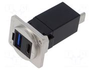 FT METAL USBC F-M + USB3.0 A-A M3 CLIFF
