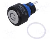 Switch: push-button; Pos: 2; SPDT; 0.5A/220VAC; 1A/24VDC; ON-ON ONPOW