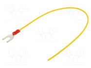 Cable: cable with crimped terminals; non-insulated; 250mm CHEVAL