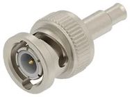 RF COAX CONN, BNC PLUG, 50 OHM, CABLE
