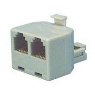 Telephone Jack Splitter - Ivory