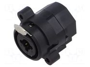 Connector: Jack 6,3mm + XLR; socket; female; straight; THT; 3A NEUTRIK