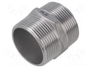 Splice terminal: nipple; male-male; max.10.5bar; Thread: G 1 1/2" GEBO