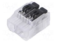 Quick splice; 32A; 450V; for cable; spring clamp; 0.2÷4mm2; ways: 1 OBO BETTERMANN