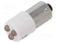 LED lamp; white; BA9S,T10; 130VDC; plastic; -20÷60°C CML INNOVATIVE TECHNOLOGIES