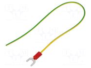 Cable: cable with crimped terminals; non-insulated; 250mm CHEVAL