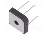 Bridge rectifier: single-phase; Urmax: 50V; If: 15A; Ifsm: 300A DC COMPONENTS