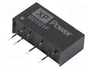 Converter: DC/DC; 1W; Uin: 4.5÷5.5VDC; Uout: 12VDC; Uout2: -12VDC XP POWER