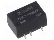 Converter: DC/DC; 2W; Uin: 10.8÷13.2VDC; Uout: 5VDC; Iin: 196mA; SMD AIMTEC