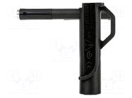 Adapter; 4A; 1.5kV; black; banana 4mm socket; Features: magnetic HT INSTRUMENTS