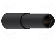 Adapter; 10A; 60V; 30VAC; black; Plating: nickel plated; 4mm ELECTRO-PJP