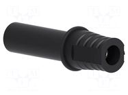 Adapter; black; 10A; 36.5mm; Type: insulated ELECTRO-PJP