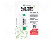 Solder paste; lead-based; 20g; 179°C; Sn62Pb36Ag2; syringe; 5ml AG TERMOPASTY