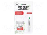Solder paste; lead-based; 250g; 179°C; Sn62Pb36Ag2; can; 25÷45um AG TERMOPASTY
