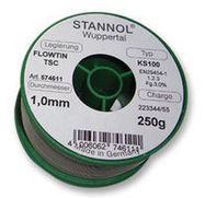 SOLDER WIRE, KS100, 0.3MM, 250G