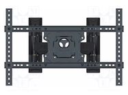 Holder; for wall mounting; 45.5kg; 32÷75"; black GEMBIRD