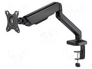 Holder; 9kg; 17÷32"; black; Arm len: 450mm; Dim: 570x480x117mm SAVIO