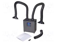 Fume extractor; 300m3/h; 230VAC; 180W; Dim: 465x250x480mm ATTEN