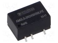 Converter: DC/DC; 2W; Uin: 21.6÷26.4VDC; Uout: 24VDC; Iin: 98mA; SMD AIMTEC