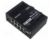 Switch PoE Ethernet; unmanaged; Number of ports: 8; 7÷57VDC; RJ45 TELTONIKA