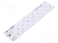 LED strip; W: 49.5mm; L: 223mm; No.of diodes: 16; CRImin: 80; 5070lm TRIDONIC