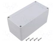 Enclosure: multipurpose; X: 80mm; Y: 160mm; Z: 75mm; ZP; ABS; gasket KRADEX