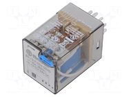 Relay: electromagnetic; 3PDT; 24VDC; Icontacts max: 10A; 60.13 FINDER