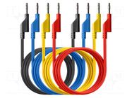 Test leads; Umax: 50VAC,120VDC; Imax: 10A; Len: 0.75m PEAKTECH