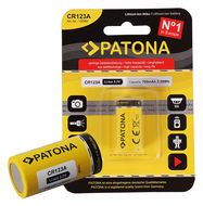 PATONA Battery CR123A 16340 cell Li-Ion Akku 3,7V 700mAh, PATONA